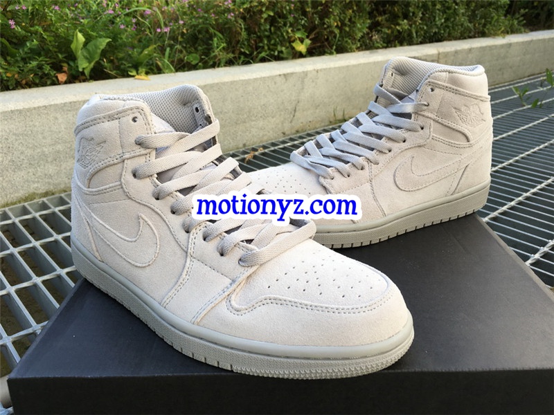 Air Jordan 1 Retro High Grey Suede